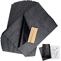 TUPARKA 120 Hojas Papel Transferde Papel de Calco con 5 Pcs de Lápiz Capacitivo para Grabado- Papel de Transferencia…